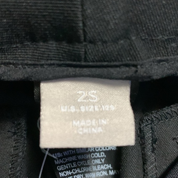 Chico's Women So Slimming Straight Leg Black Size 12S Trousers Office Quiet - Picture 8 of 15